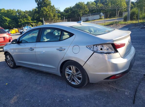 KMHD84LF7KU887444 2019 HYUNDAI ELANTRA Silver Tył lewy