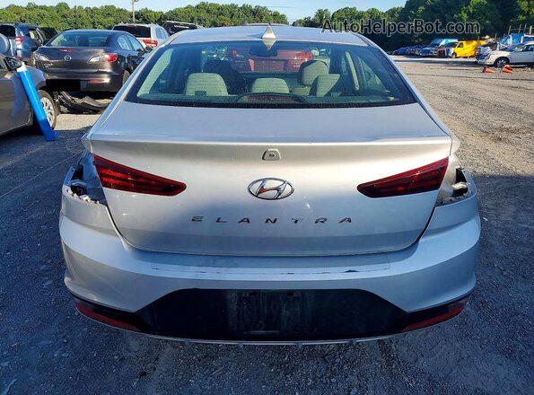 KMHD84LF7KU887444 2019 HYUNDAI ELANTRA Silver Widok z tyłu