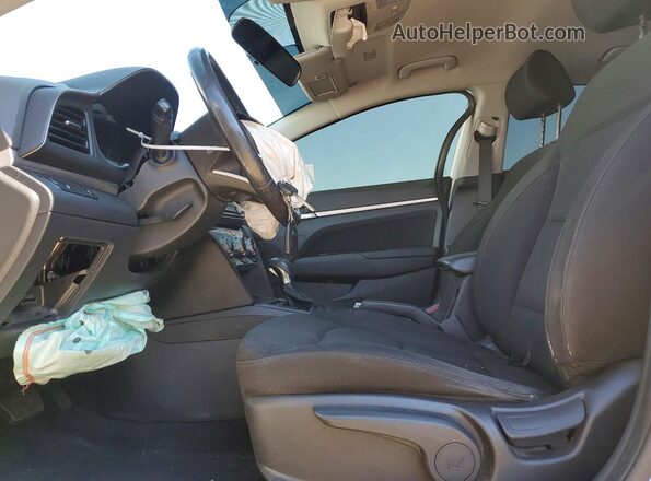 KMHD84LF7LU037203 2020 HYUNDAI ELANTRA White წინა სალონის ხედი