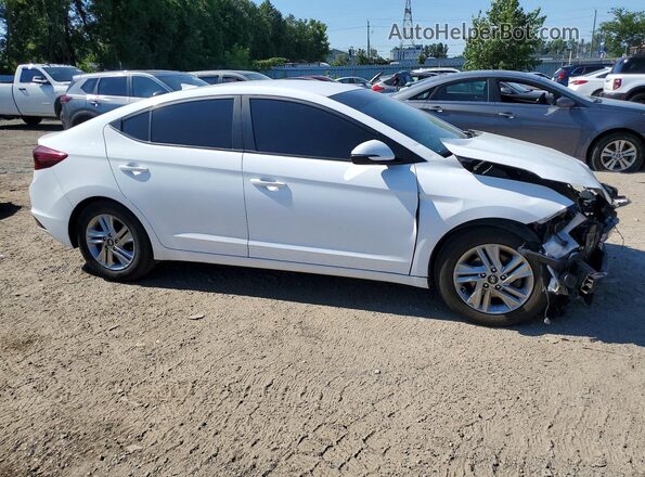 KMHD84LF7LU037203 2020 HYUNDAI ELANTRA White წინა მარჯვენა