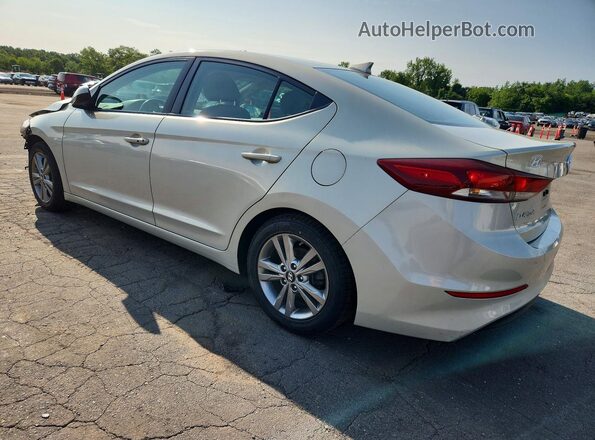 KMHD84LF8JU495040 2018 HYUNDAI ELANTRA Beige Rear left