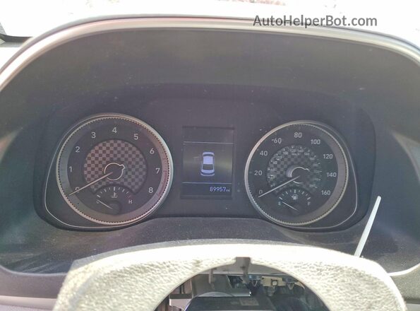KMHD84LF8KU772657 2019 HYUNDAI ELANTRA Red Vista del cuadro de instrumentos