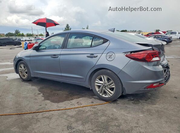 KMHD84LF8KU810095 2019 HYUNDAI ELANTRA Silver Trasero izquierdo