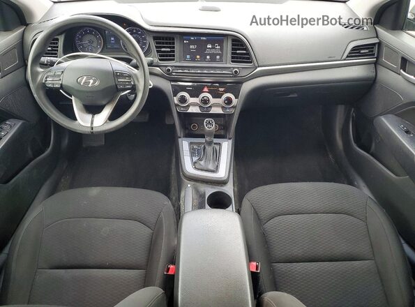 KMHD84LF8KU810095 2019 HYUNDAI ELANTRA Silver Vista del salpicadero