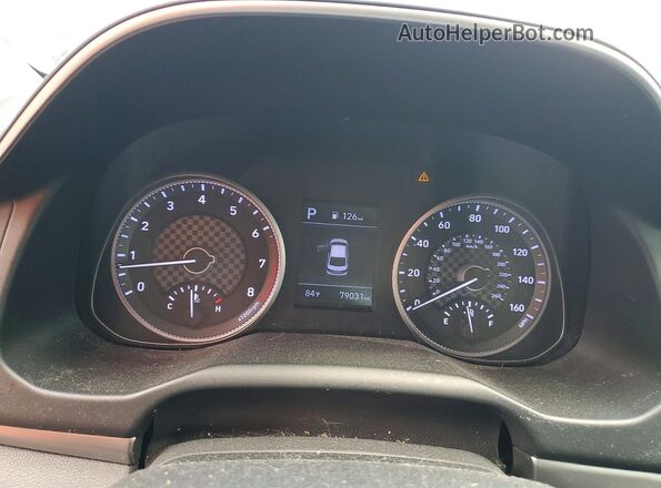 KMHD84LF8KU810095 2019 HYUNDAI ELANTRA Silver Vista del cuadro de instrumentos