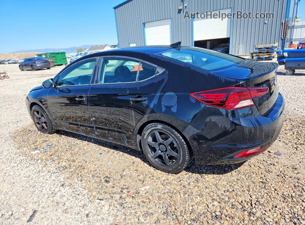 KMHD84LF8LU017686 2020 HYUNDAI ELANTRA Black Հետևի ձախ