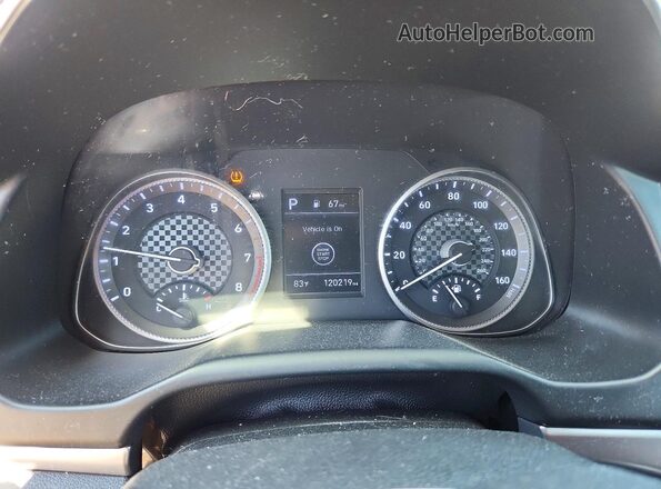 KMHD84LF8LU017686 2020 HYUNDAI ELANTRA Black Սարքավորումների վահանակի տեսք