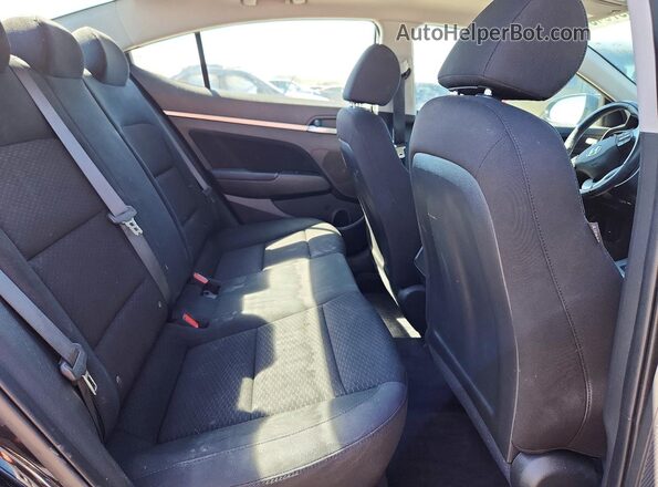 KMHD84LF8LU017686 2020 HYUNDAI ELANTRA Black Հետևի նստատեղերի տեսք