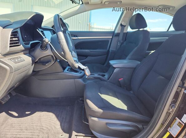 KMHD84LF8LU017686 2020 HYUNDAI ELANTRA Black Սալոնի դիմացի տեսք