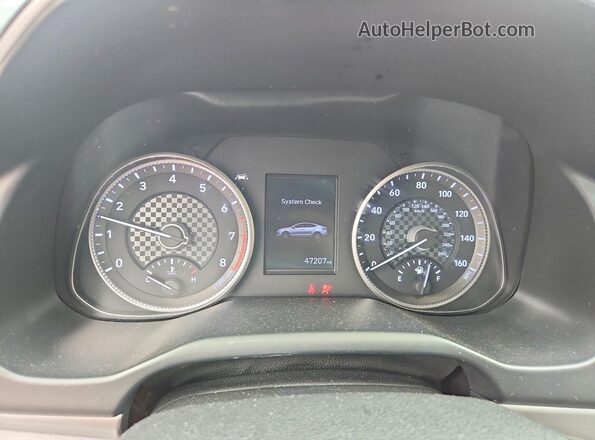 KMHD84LF8LU026498 2020 HYUNDAI ELANTRA Gray Vista del cuadro de instrumentos
