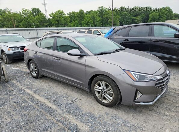 KMHD84LF8LU026498 2020 HYUNDAI ELANTRA Gray Delantero derecho
