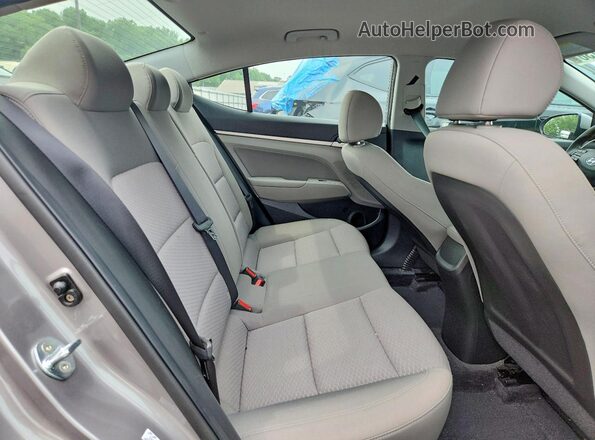 KMHD84LF8LU026498 2020 HYUNDAI ELANTRA Gray Vista de los asientos traseros