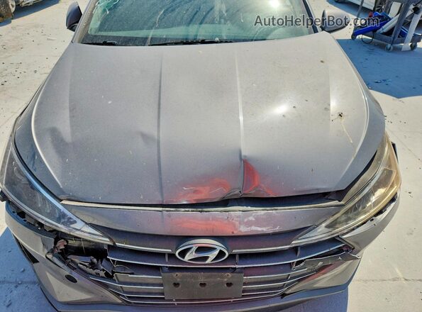 KMHD84LF8LU107260 2020 HYUNDAI ELANTRA Gray Սալոնի հետևի տեսք