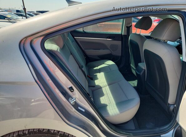 KMHD84LF8LU107260 2020 HYUNDAI ELANTRA Gray Հետևի նստատեղերի տեսք