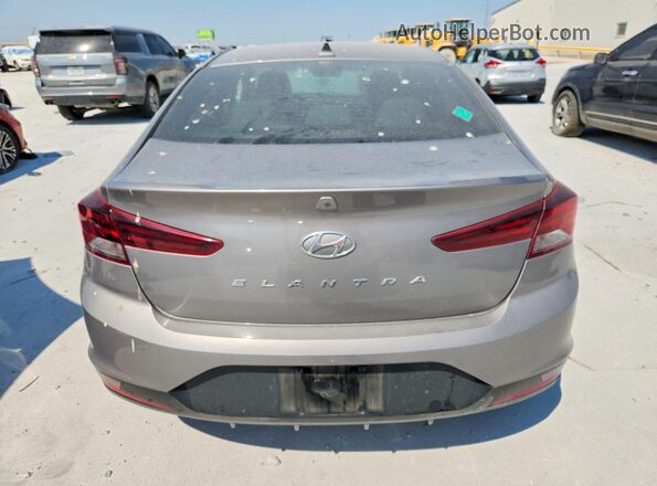 KMHD84LF8LU107260 2020 HYUNDAI ELANTRA Gray Հետևի տեսք