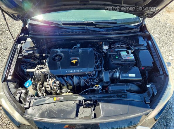 KMHD84LF9JU562938 2018 HYUNDAI ELANTRA Blue Սալոնի հետևի տեսք