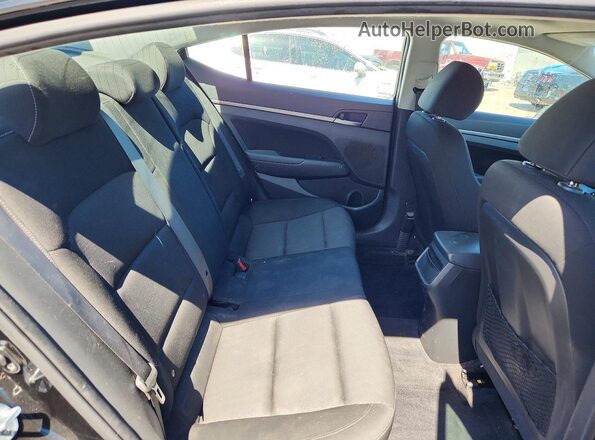 KMHD84LF9JU562938 2018 HYUNDAI ELANTRA Blue Հետևի նստատեղերի տեսք