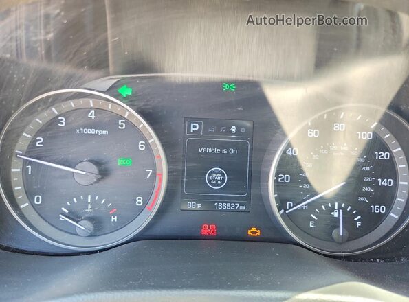 KMHD84LF9JU562938 2018 HYUNDAI ELANTRA Blue Սարքավորումների վահանակի տեսք