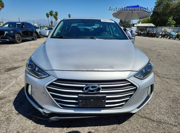 KMHD84LF9JU609563 2018 HYUNDAI ELANTRA Silver უკანა ხედი