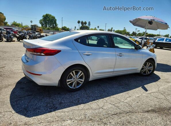 KMHD84LF9JU609563 2018 HYUNDAI ELANTRA Silver წინა მარჯვენა