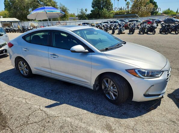 KMHD84LF9JU609563 2018 HYUNDAI ELANTRA Silver წინა ხედი