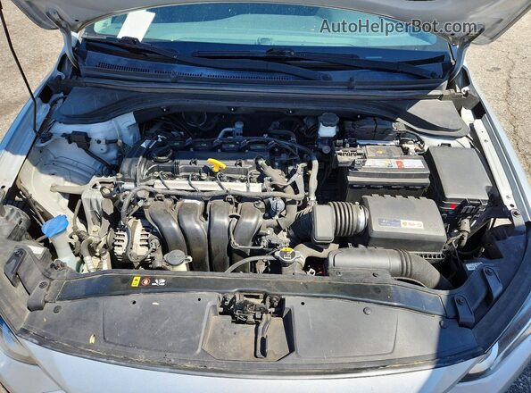 KMHD84LF9JU609563 2018 HYUNDAI ELANTRA Silver ძრავის განყოფილების ხედი