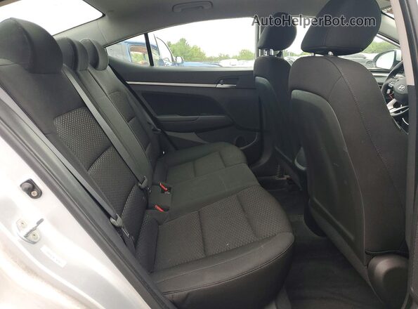 KMHD84LF9KU762834 2019 HYUNDAI ELANTRA Silver Rear seats view