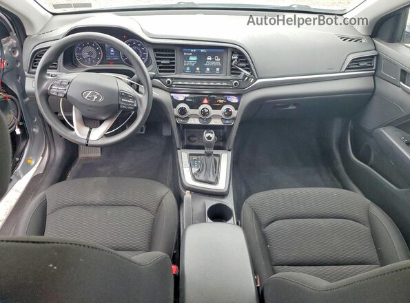 KMHD84LF9KU762834 2019 HYUNDAI ELANTRA Silver Dashboard view