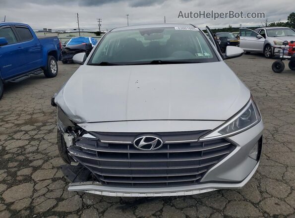KMHD84LF9KU762834 2019 HYUNDAI ELANTRA Silver Front view