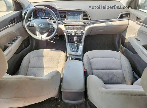 KMHD84LF9LU105419 2020 HYUNDAI ELANTRA Silver Widok deski rozdzielczej