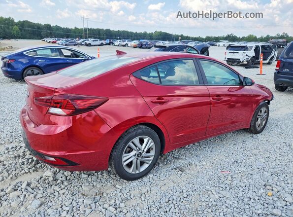 KMHD84LF9LU895921 2020 HYUNDAI ELANTRA Maroon უკანა მარჯვენა