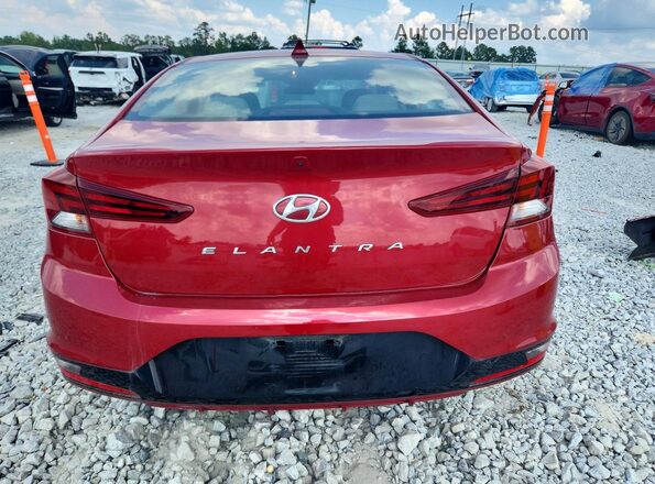 KMHD84LF9LU895921 2020 HYUNDAI ELANTRA Maroon უკანა ხედი