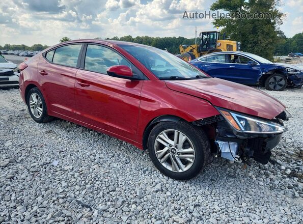 KMHD84LF9LU895921 2020 HYUNDAI ELANTRA Maroon წინა მარჯვენა
