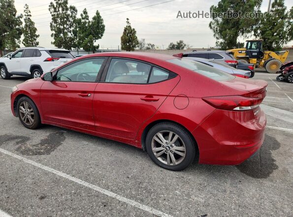 KMHD84LFXHU188561 2017 HYUNDAI ELANTRA Red Tył lewy