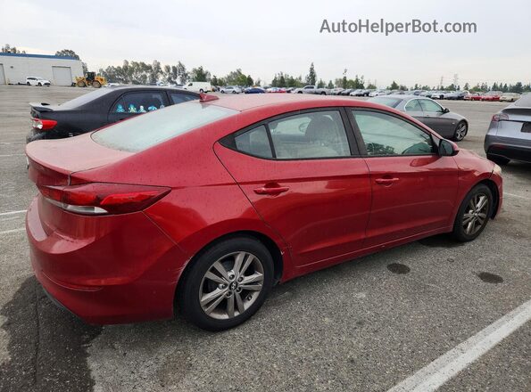 KMHD84LFXHU188561 2017 HYUNDAI ELANTRA Red Tył prawy