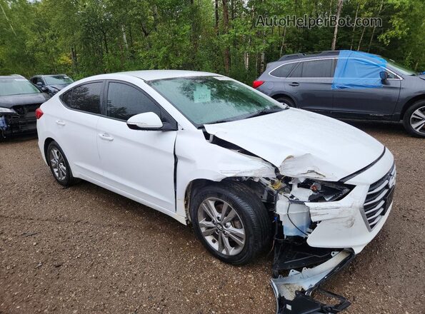 KMHD84LFXHU271813 2017 HYUNDAI ELANTRA White Front right