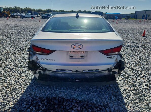 KMHD84LFXJU533416 2018 HYUNDAI ELANTRA Серебряный Вид сзади