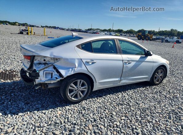 KMHD84LFXJU533416 2018 HYUNDAI ELANTRA Серебряный Задняя правая четверть