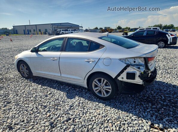 KMHD84LFXJU533416 2018 HYUNDAI ELANTRA Серебряный Задняя левая четверть