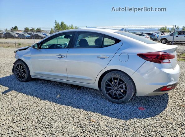 KMHD84LFXKU846225 2019 HYUNDAI ELANTRA Silver Задня ліва чверть