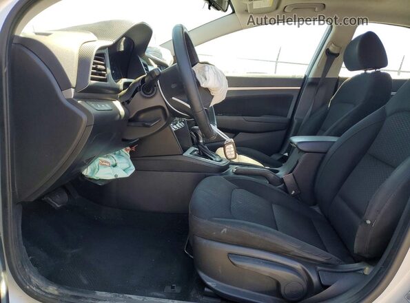 KMHD84LFXKU846225 2019 HYUNDAI ELANTRA Silver Вид салону спереду