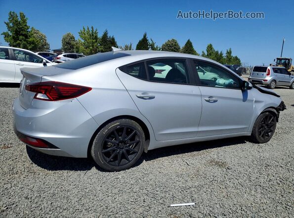 KMHD84LFXKU846225 2019 HYUNDAI ELANTRA Silver Задня права чверть