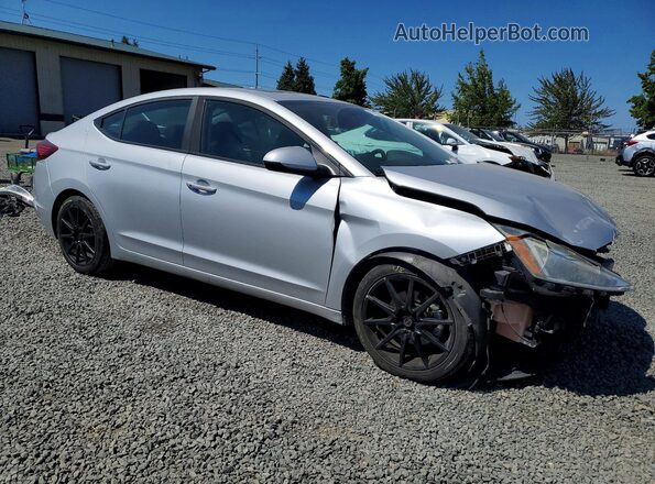 KMHD84LFXKU846225 2019 HYUNDAI ELANTRA Silver Передня права чверть