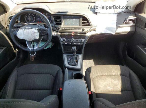 KMHD84LFXKU846225 2019 HYUNDAI ELANTRA Silver Вид панелі приладів
