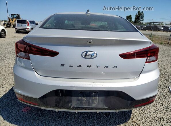 KMHD84LFXKU846225 2019 HYUNDAI ELANTRA Silver Вид ззаду
