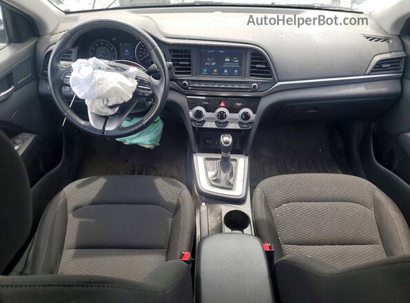 KMHD84LFXLU018970 2020 HYUNDAI ELANTRA Black Առջևի վահանակի տեսք