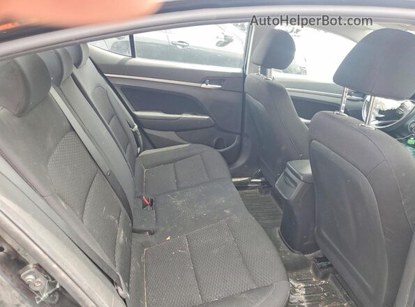 KMHD84LFXLU018970 2020 HYUNDAI ELANTRA Black Հետևի նստատեղերի տեսք