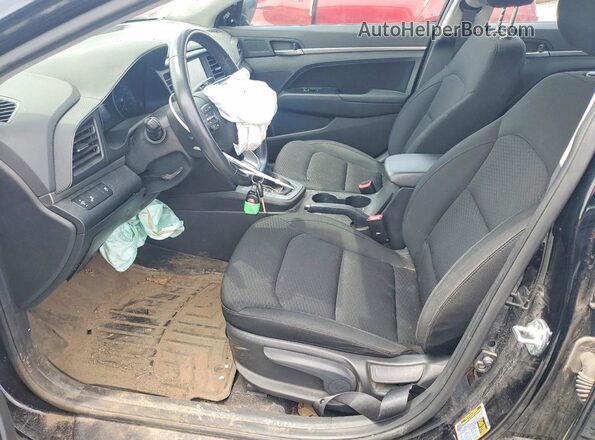 KMHD84LFXLU018970 2020 HYUNDAI ELANTRA Black Սալոնի դիմացի տեսք