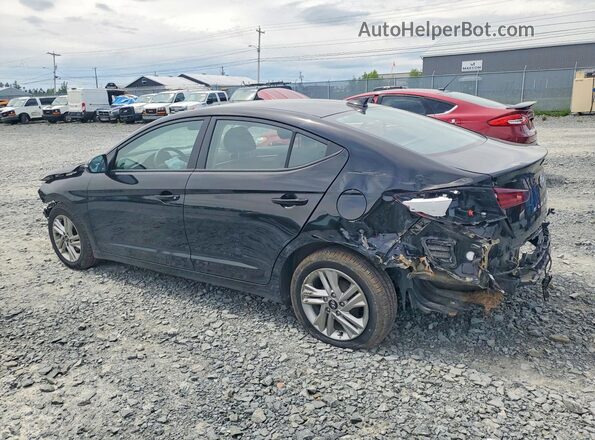 KMHD84LFXLU018970 2020 HYUNDAI ELANTRA Black Հետևի ձախ