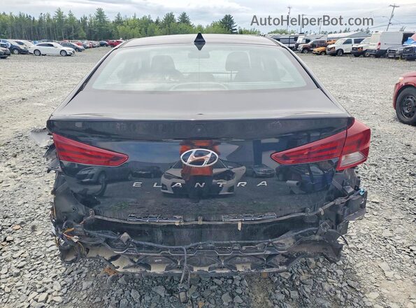 KMHD84LFXLU018970 2020 HYUNDAI ELANTRA Black Հետևի տեսք